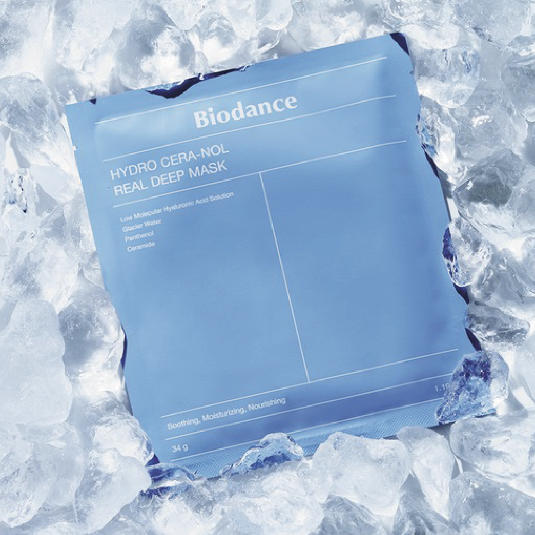 Biodance - 阿爾卑斯冰川水生物膠原凝膠面膜 Biodance Hydro Ceramic-nol Real Deep Mask 4片