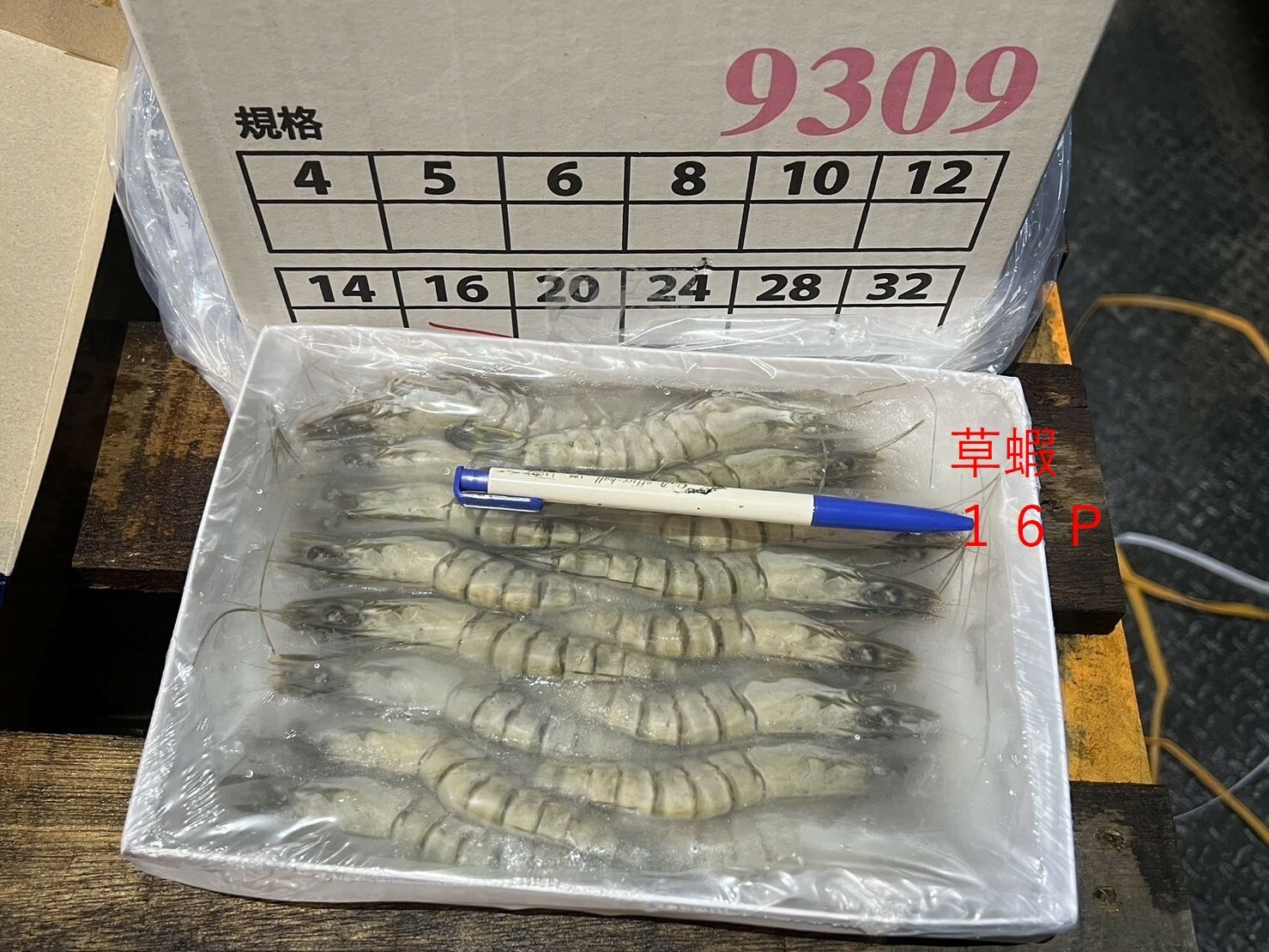 馬來草蝦(16尾/盒)