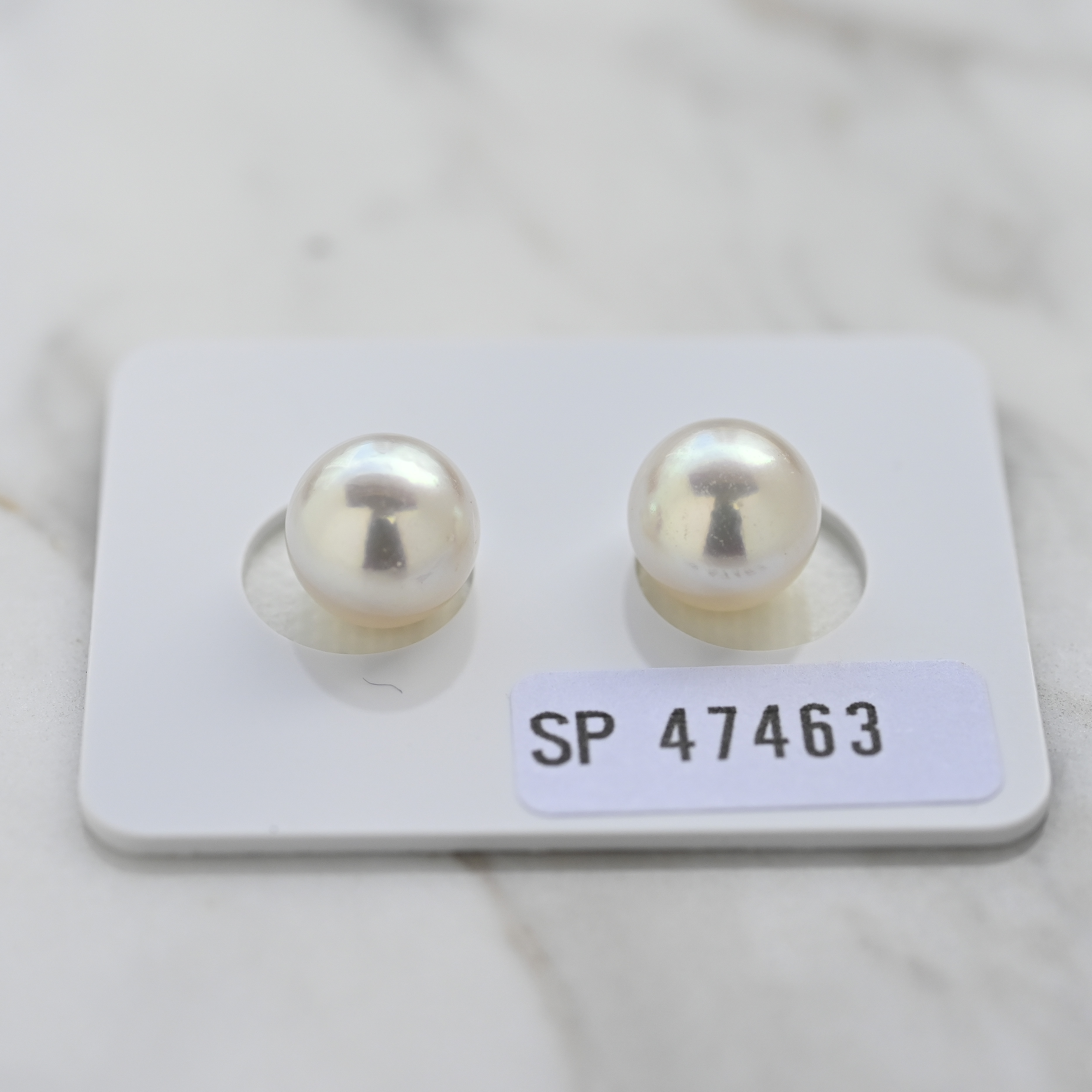 *真科研證書 Akoya 天女裸珠 8.3mm 一對