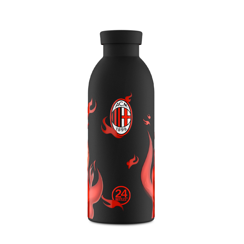 義大利 24Bottles 不鏽鋼雙層保溫瓶 500ml - 限量聯名 AC Milan X 24Bottles