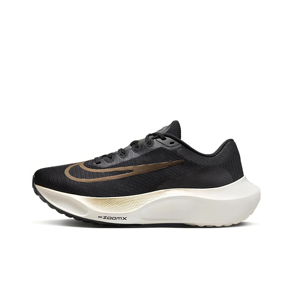 Nike Zoom Fly 5 Black Metallic Gold Grain 黑 透氣 慢跑鞋 DM8968-002