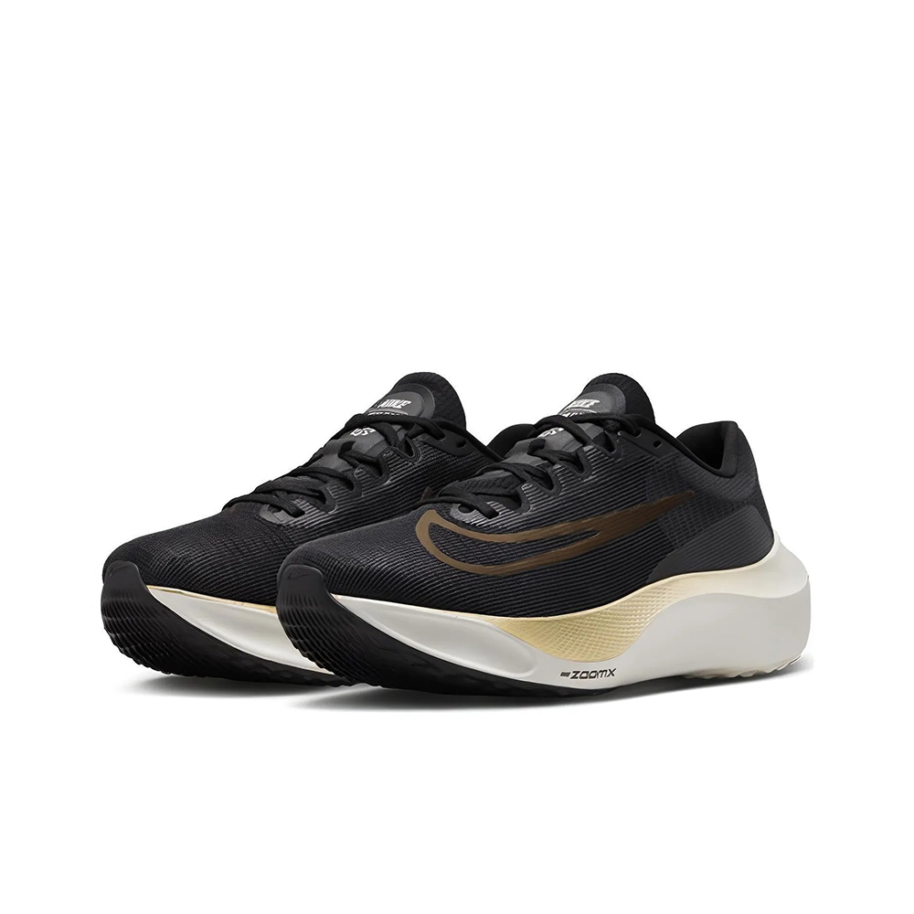 Nike Zoom Fly 5 Black Metallic Gold Grain 黑 透氣 慢跑鞋 DM8968-002