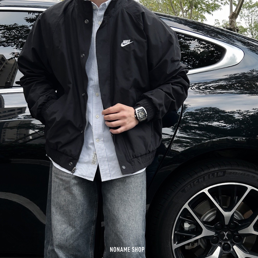 NIKE CLUB FUTURA 寬鬆 立領 防風 鋪棉 外套 三色 (男款)