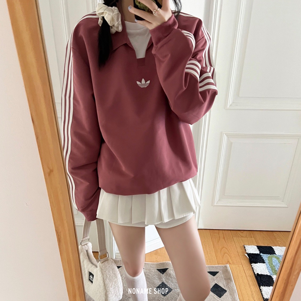 ADIDAS Original AD POLO 三葉草 長袖 (男款)