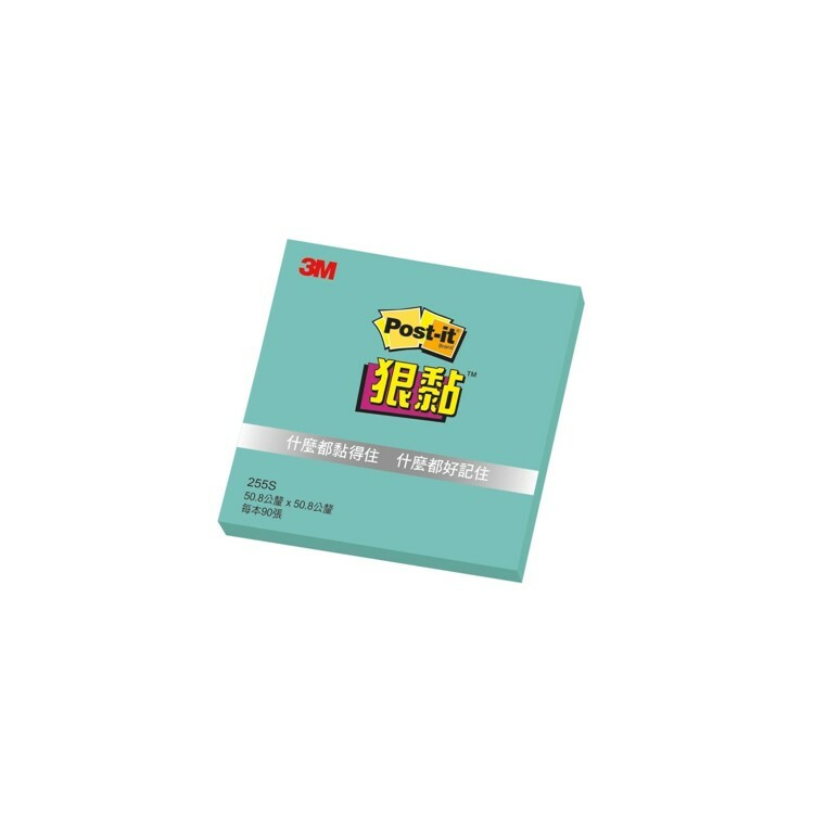 3M (綠)狠黏便條紙 255S-6