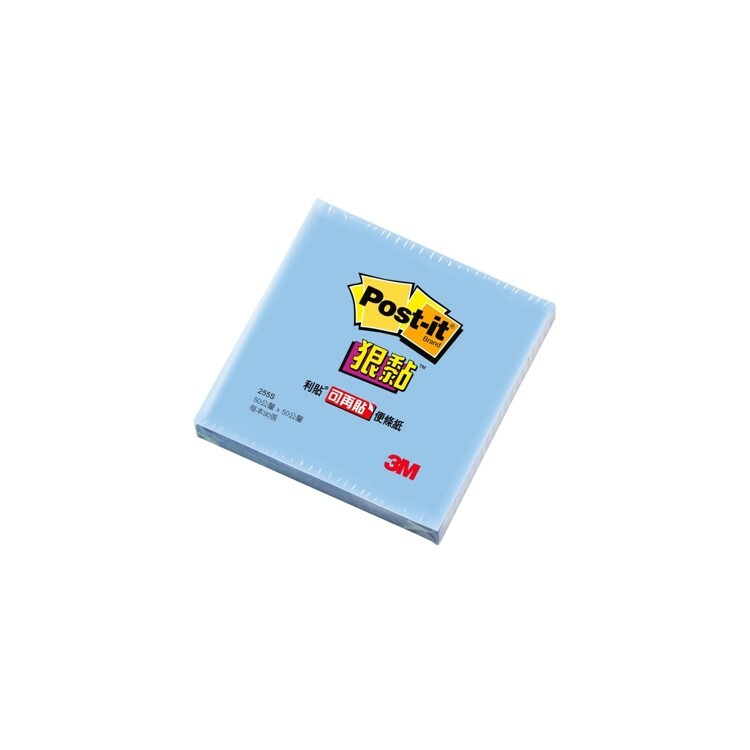 3M (藍)狠黏便條紙 255S-2