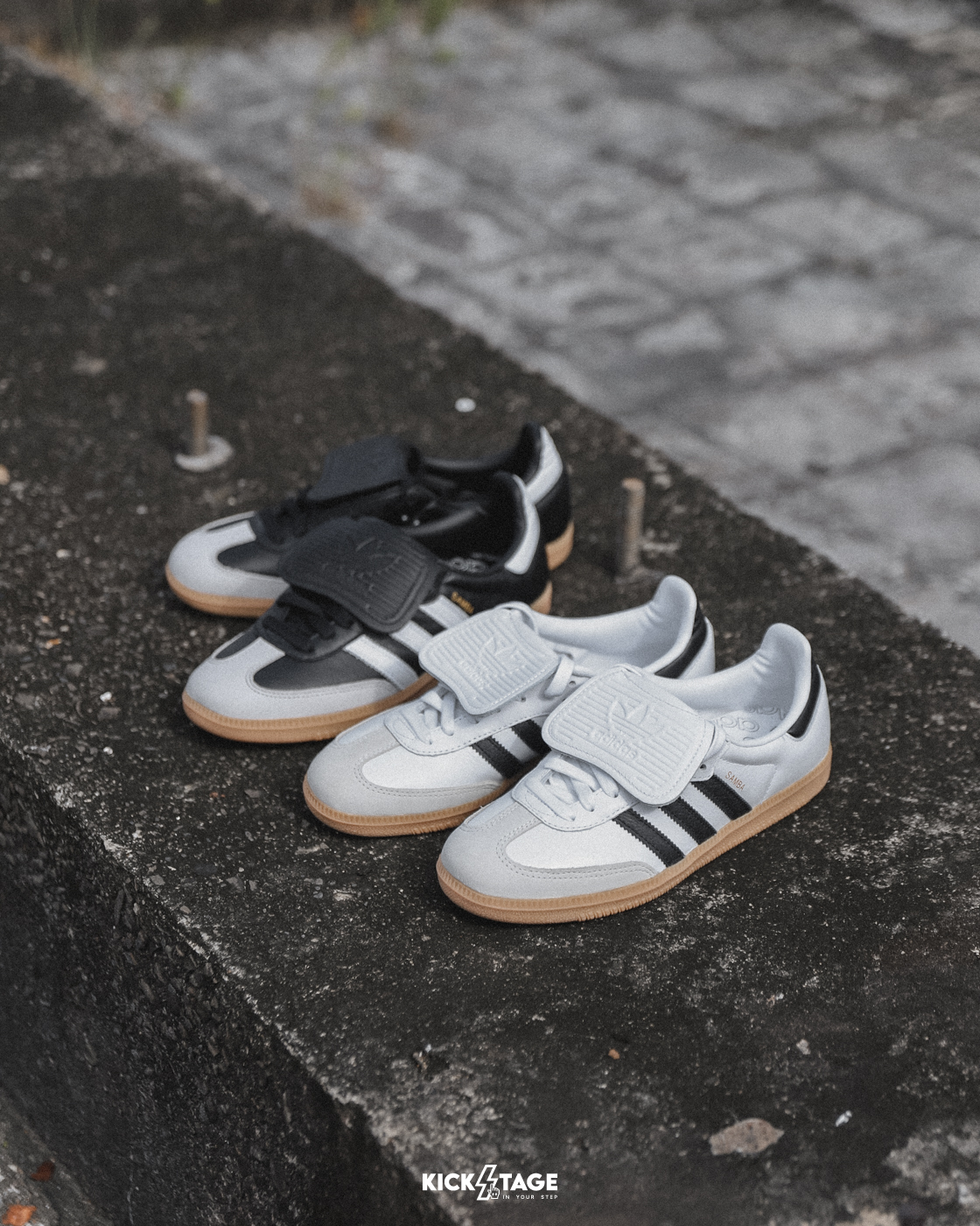 女鞋 ADIDAS SAMBA LT W 黑色 翻蓋鞋舌 皮革 麂皮 焦糖底 德訓鞋 扁鞋 休閒鞋【IG2010】