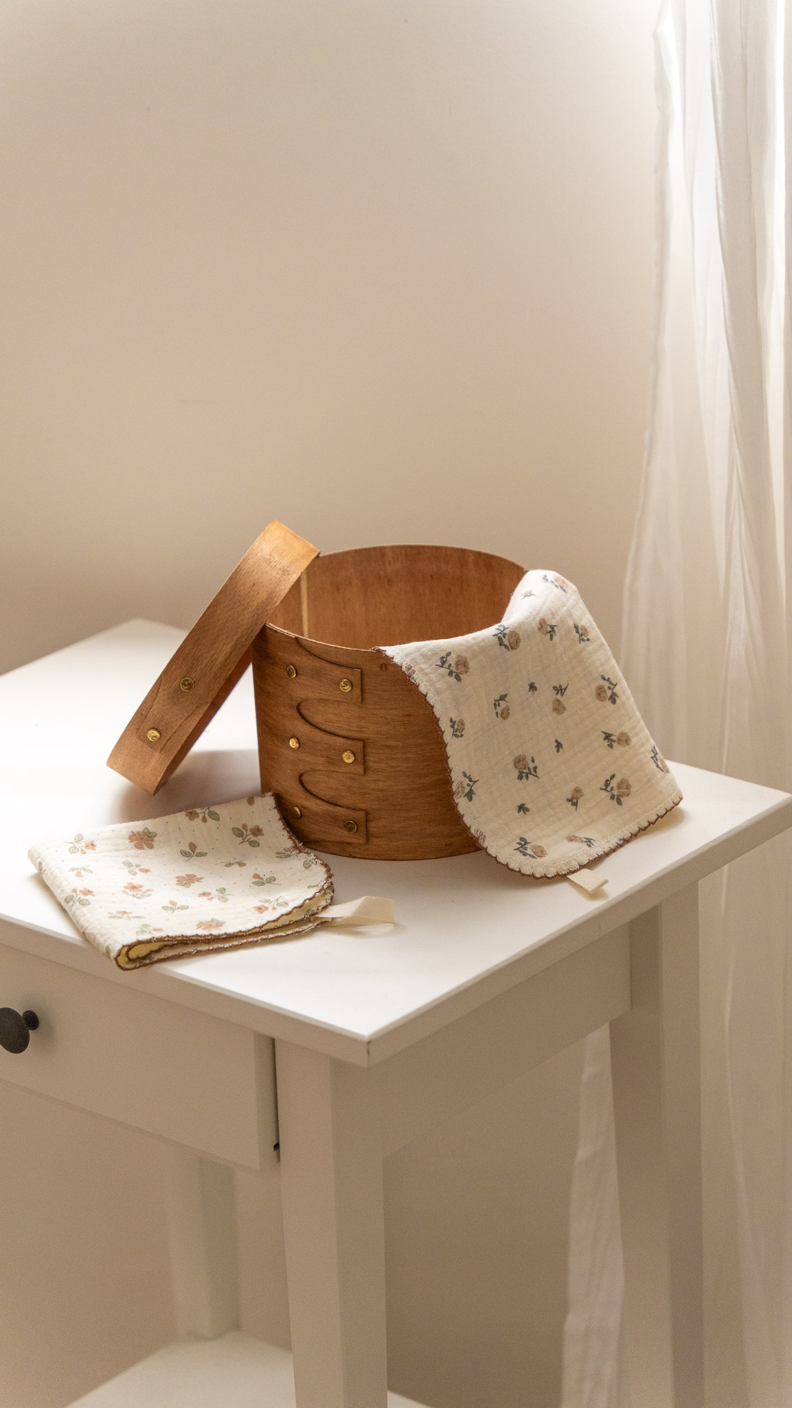 碎花掛式擦手巾