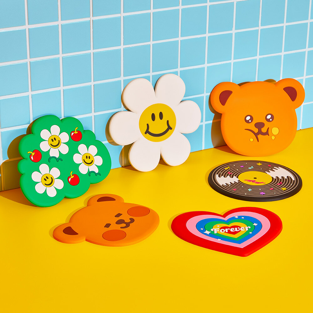 WIGGLE WIGGLE TRIVET 2P set