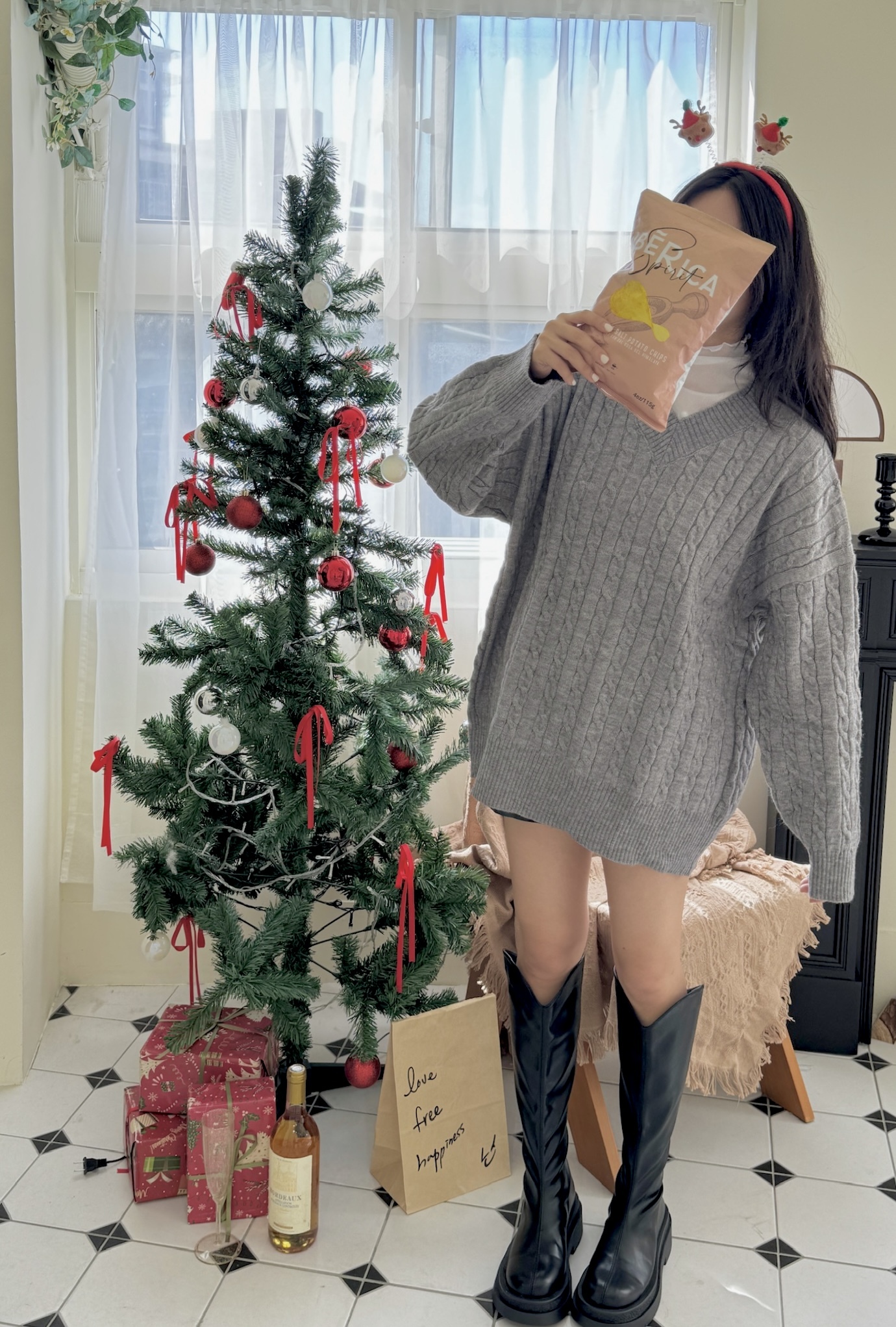 最愛長版麻花上衣