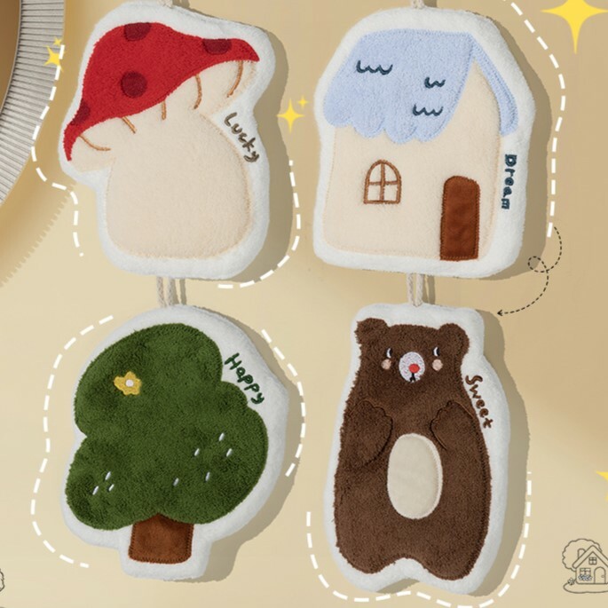 《5390》可愛童話卡通擦手巾