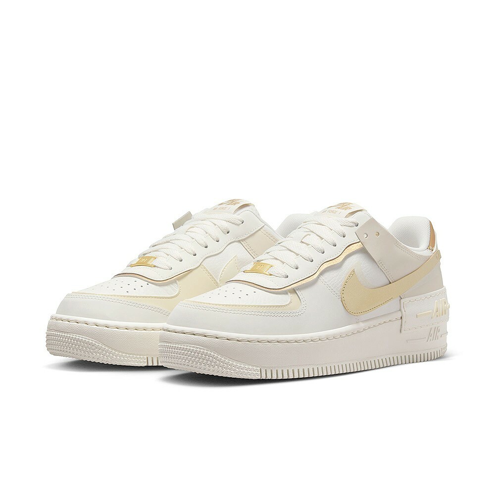 W Nike AF1 Shadow 金箔奶茶 白金金勾 DZ1847-108