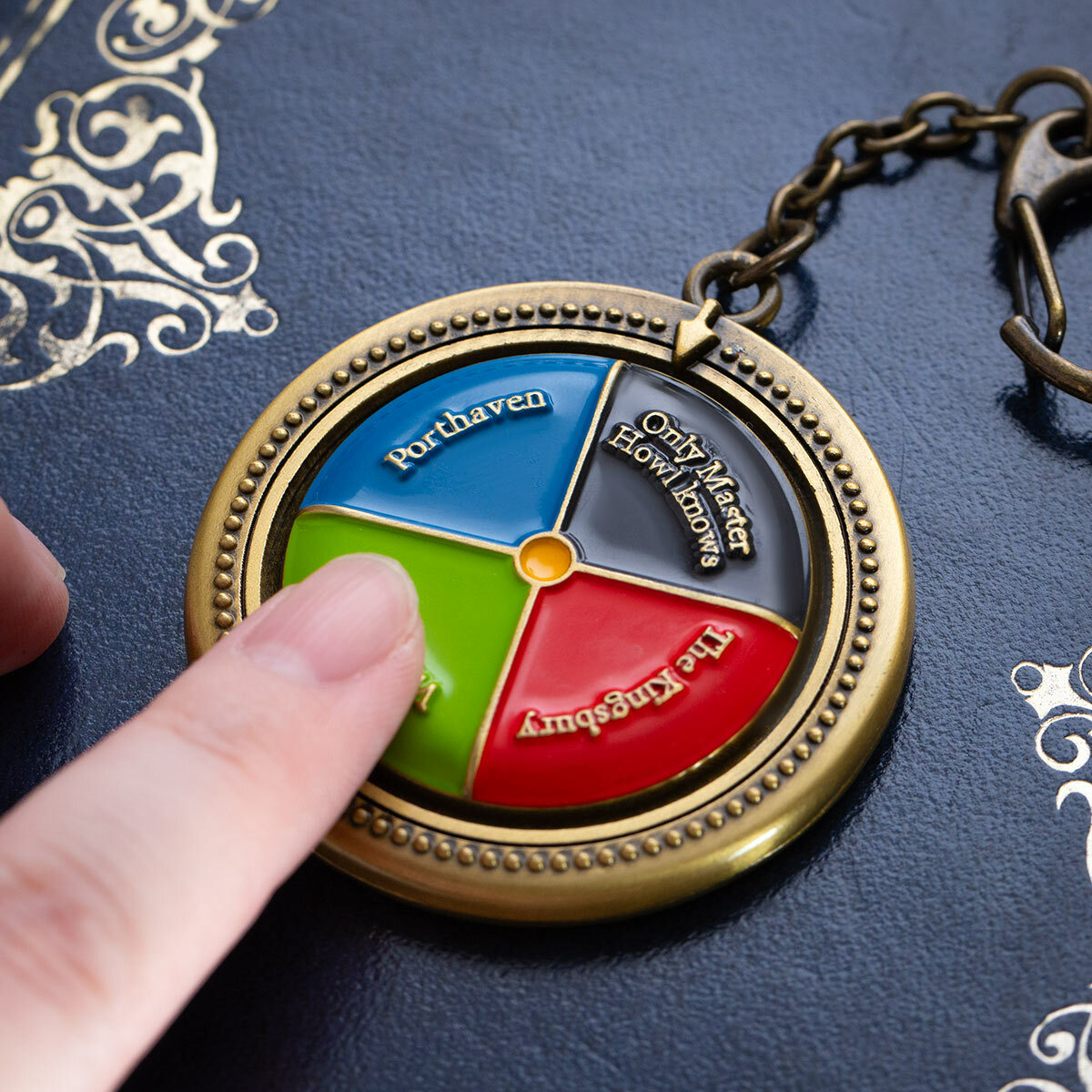 鑰匙圈 霍爾的移動城堡 旋轉的魔術色盤