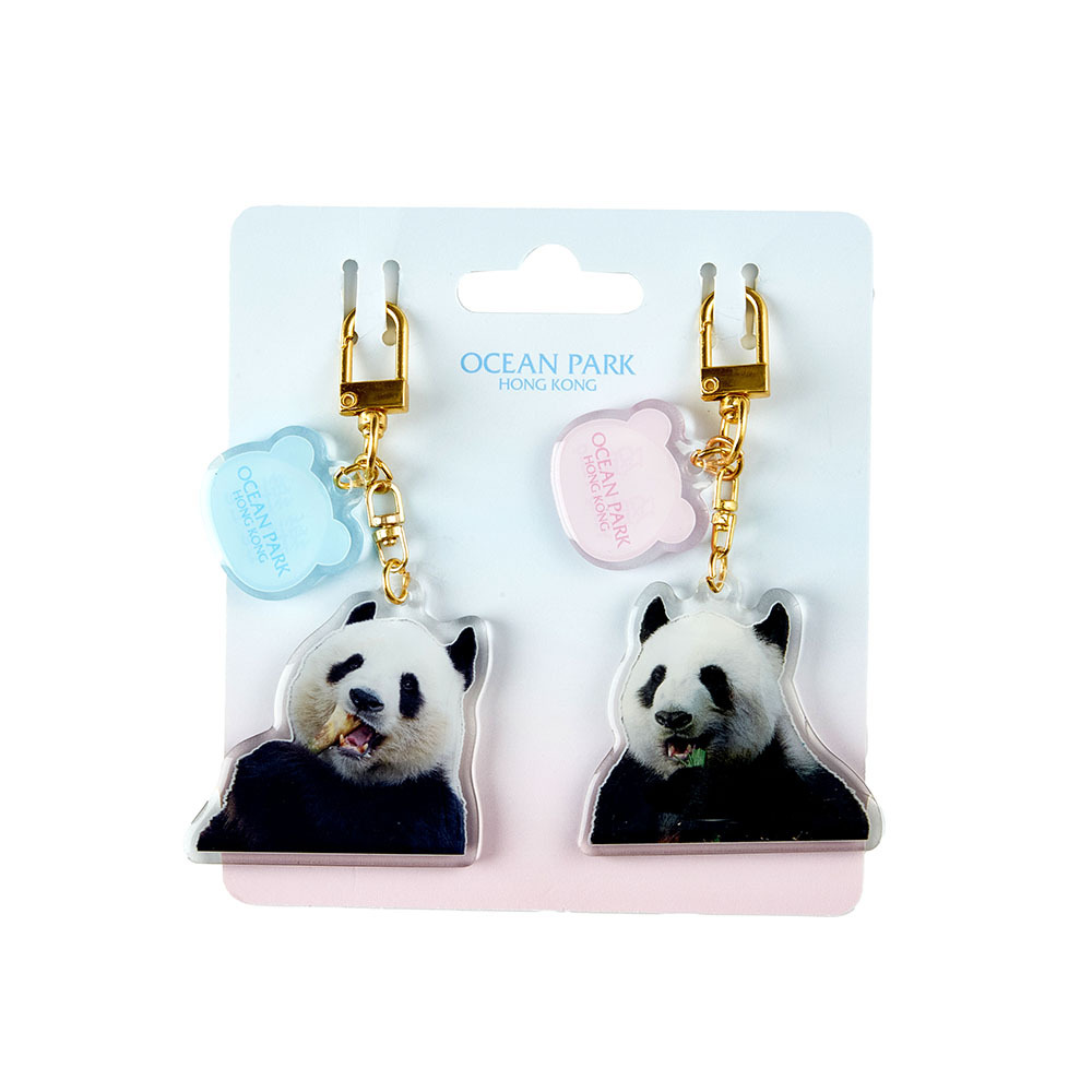 Acrylic keychain 2pcs Set –  Ying Ying & Le Le