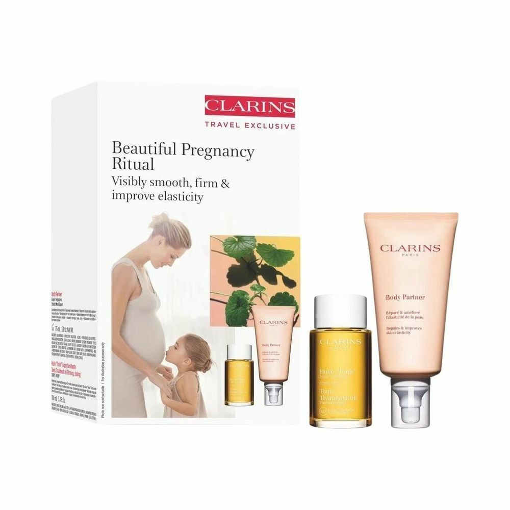 Clarins 嬌韻詩美麗孕期護理套組100ml+175ml