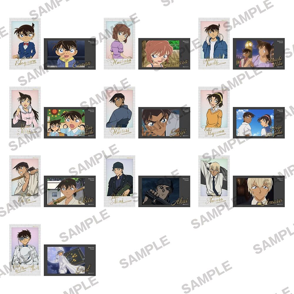 柯南日版相片風迷你收藏卡-10組隨機