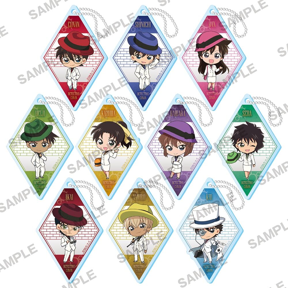 柯南日版Q版復古西裝系列鑰匙圈-10款隨機