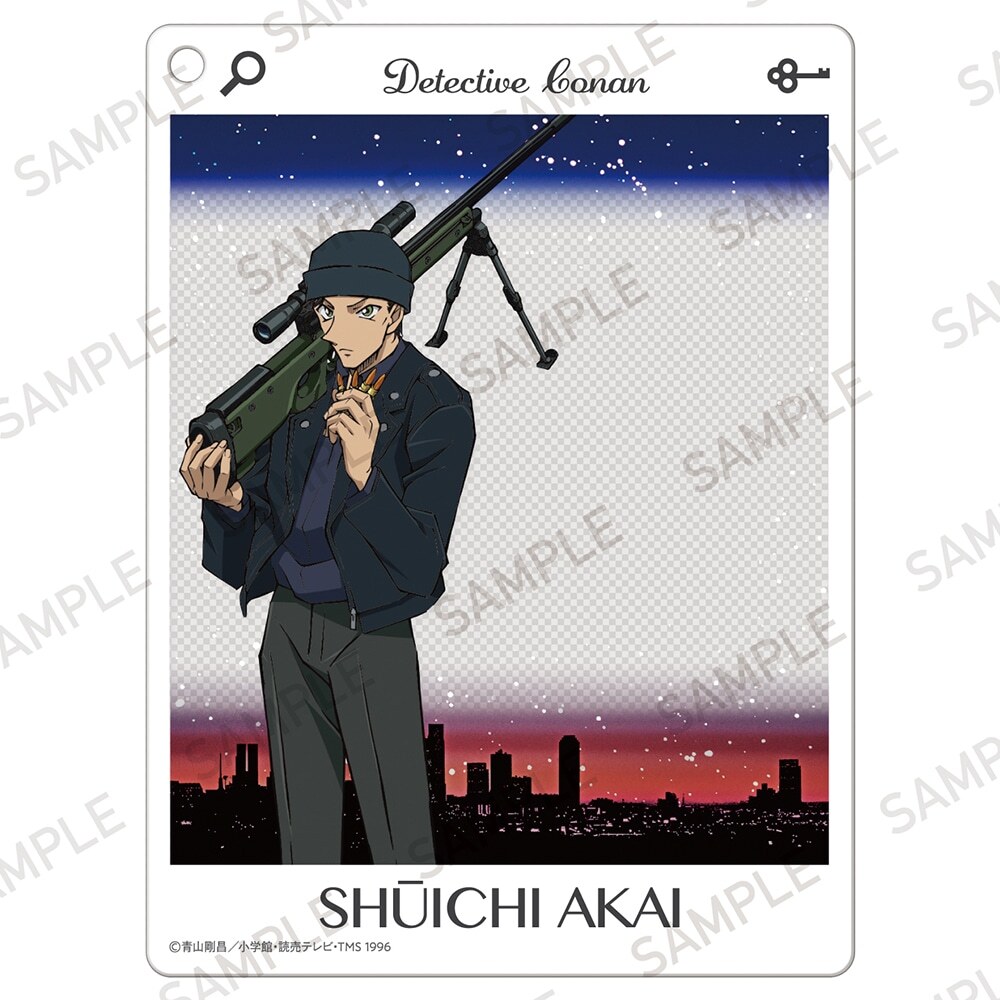 柯南日版夜景系列壓克力鑰匙圈-赤井