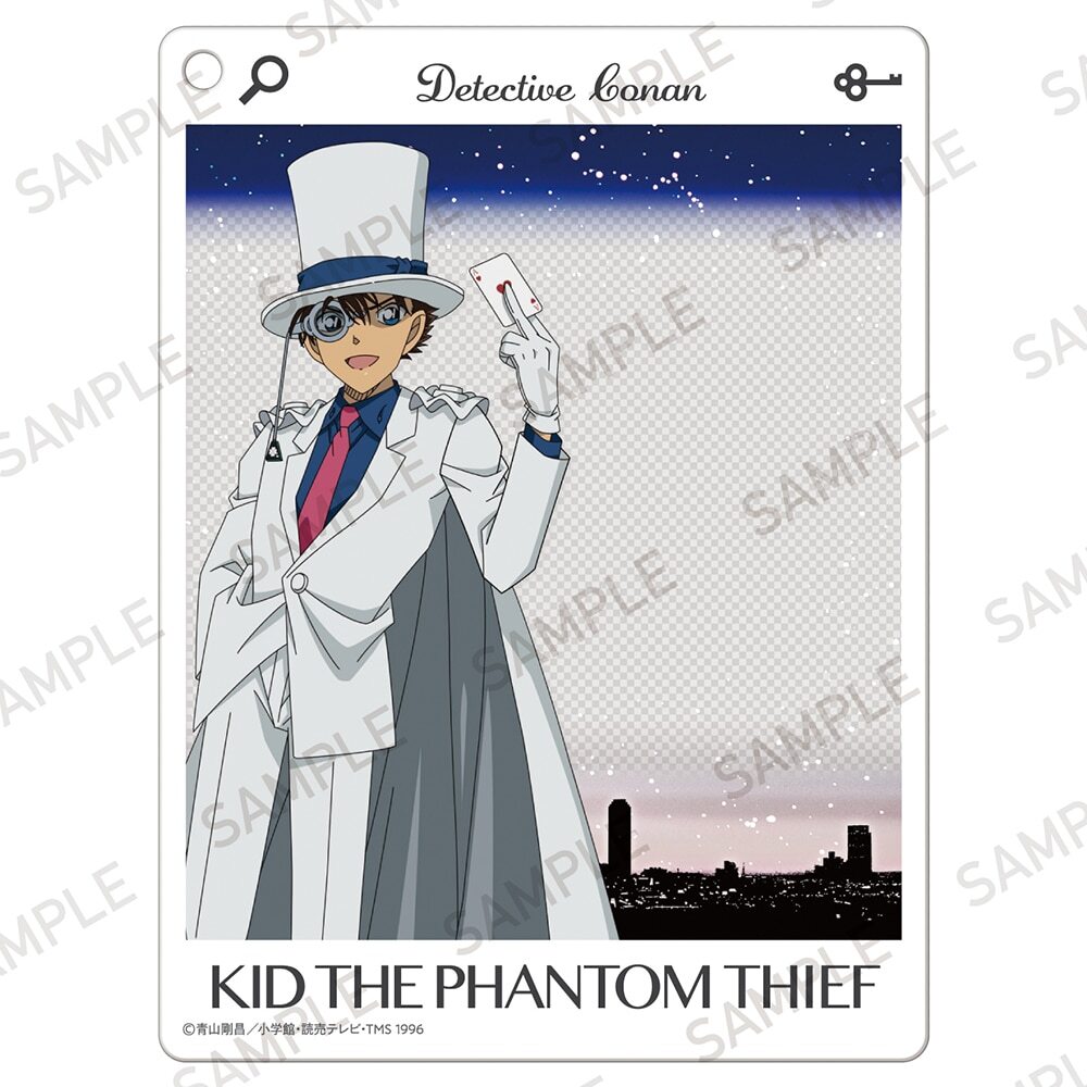 柯南日版夜景系列壓克力鑰匙圈-基德