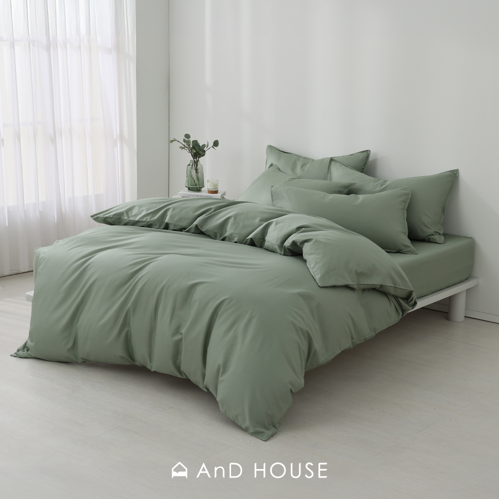 300織精梳純棉｜100%純棉｜檸草綠｜單品&床包被套組