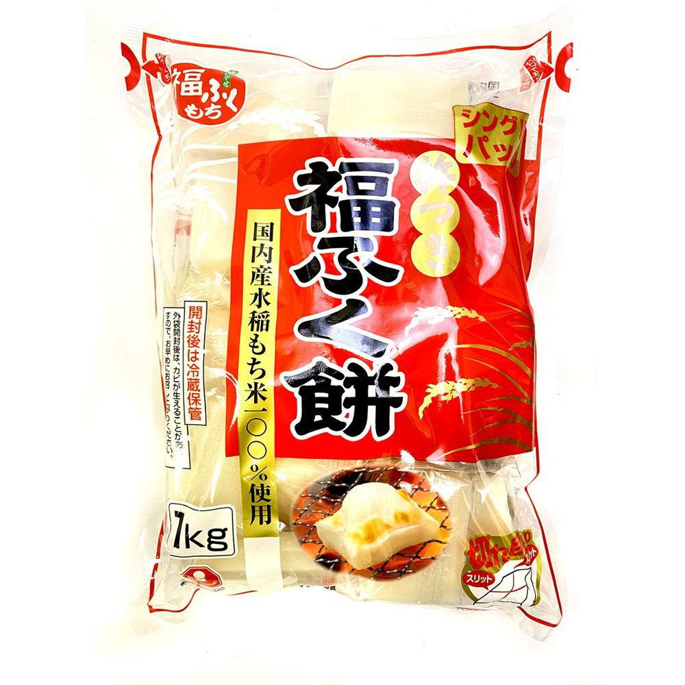 日本 丸金 花福 烤麻糬 麻糬 1kg 量販袋 厚切