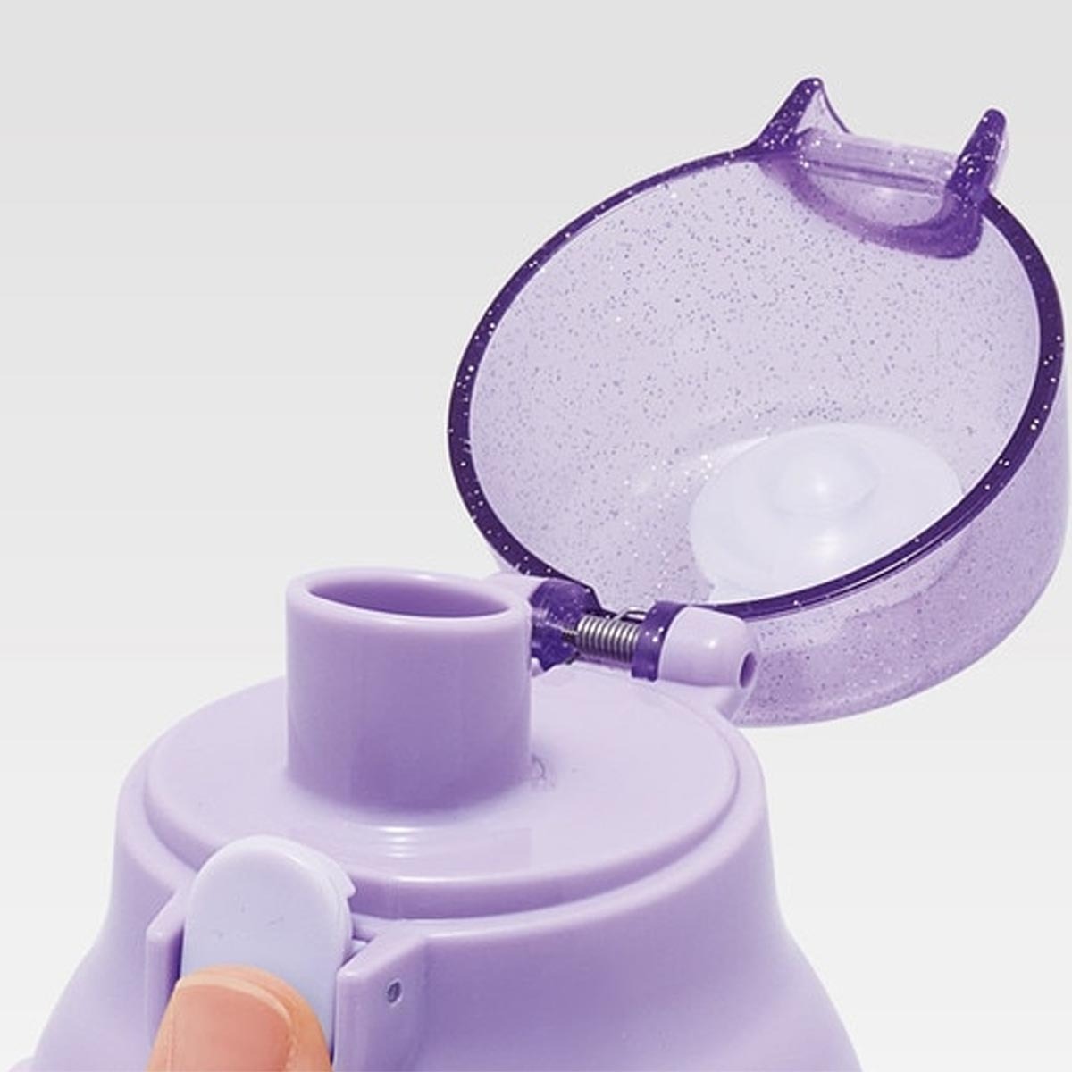 日本品牌 Skater Kuromi 480ml 一鍵式學童水壺 -AG