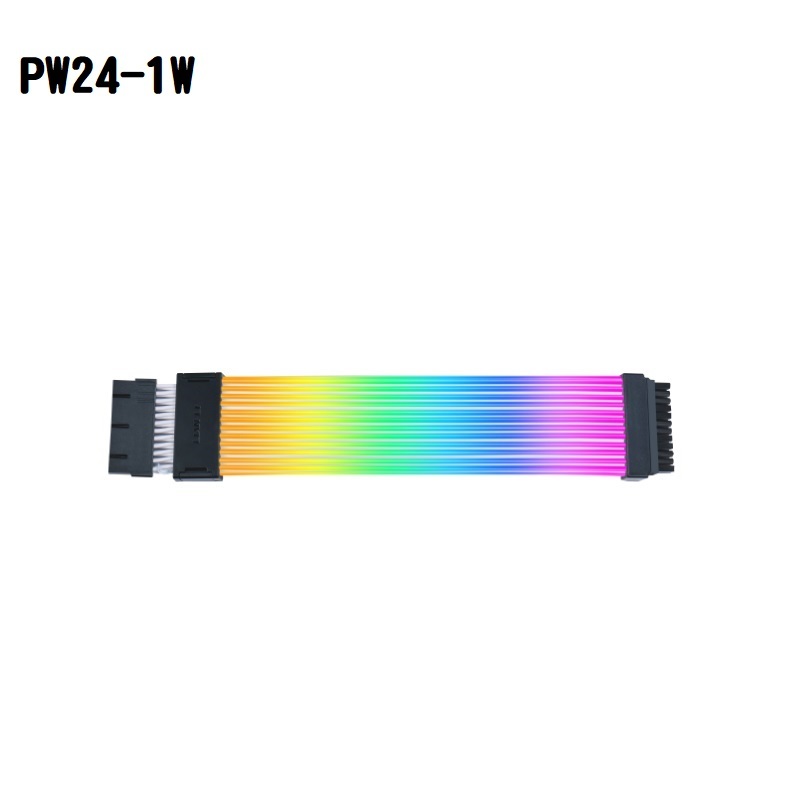 聯力 STRIMER WIRELESS 24PIN 無線版 主機板ARGB發光線 延長排線 需搭配控制器/PW24-1W