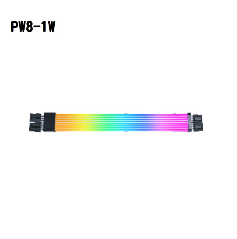 聯力 STRIMER WIRELESS 2*8PIN 無線版 顯示卡ARGB發光線 延長排線 需搭配控制器/PW8-1W