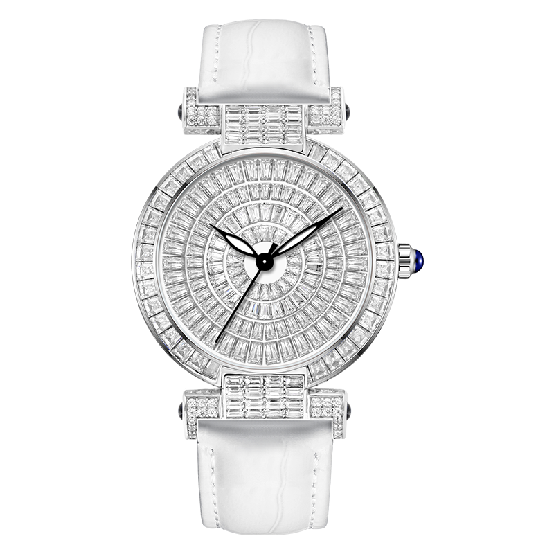 【BEXEI 貝克斯】滿天星系列 6122 奢華 優雅 皮革 晶鑽 石英 腕錶 手錶 -