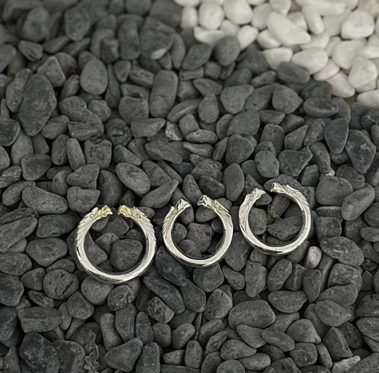 Double Eagle Face Ring