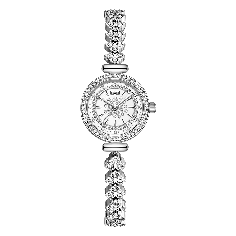 【BEXEI 貝克斯】 6119 優雅 氣質 淑女 名媛 晶鑽錶盤 晶鑽錶殼錶帶 石英 手錶 女錶 -