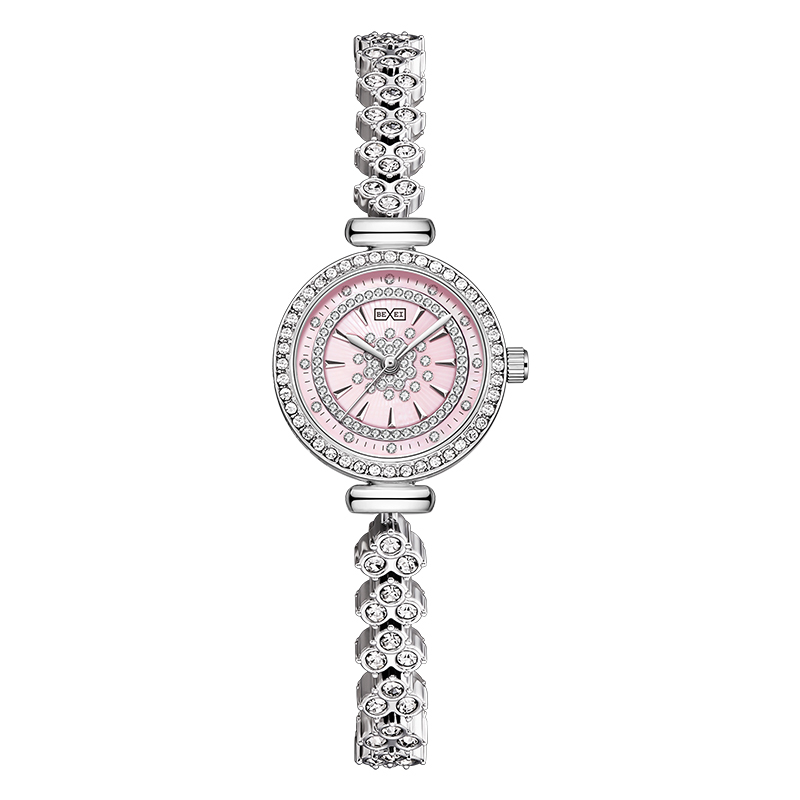 【BEXEI 貝克斯】 6119 優雅 氣質 淑女 名媛 晶鑽錶盤 晶鑽錶殼錶帶 石英 手錶 女錶 -
