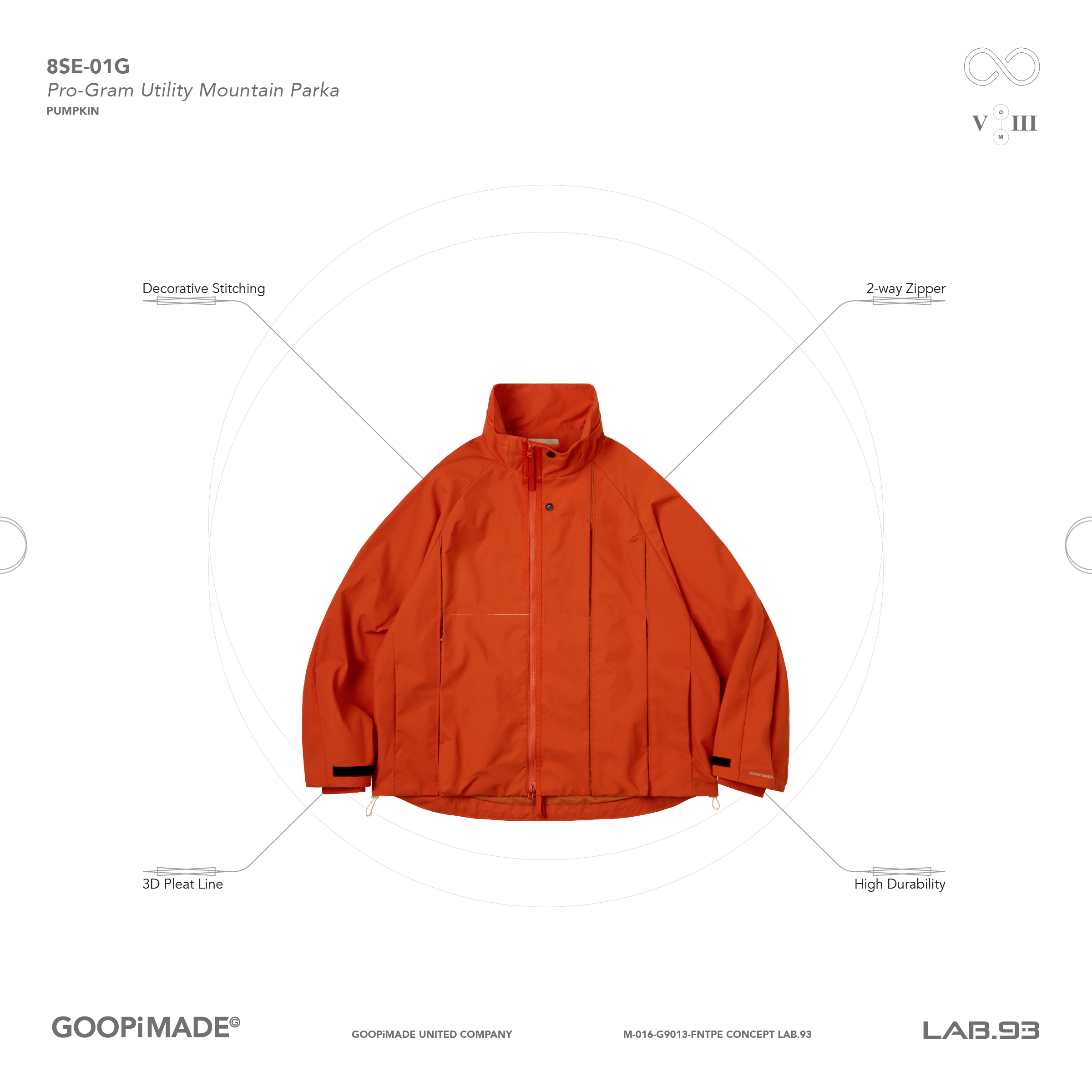 ジャケット・アウター Goopimade 8SE-01G MountainParkajacket 1 GOOPiMADE - “8SE-01G” Pro-Gram Utility Mountain Parka | HBX