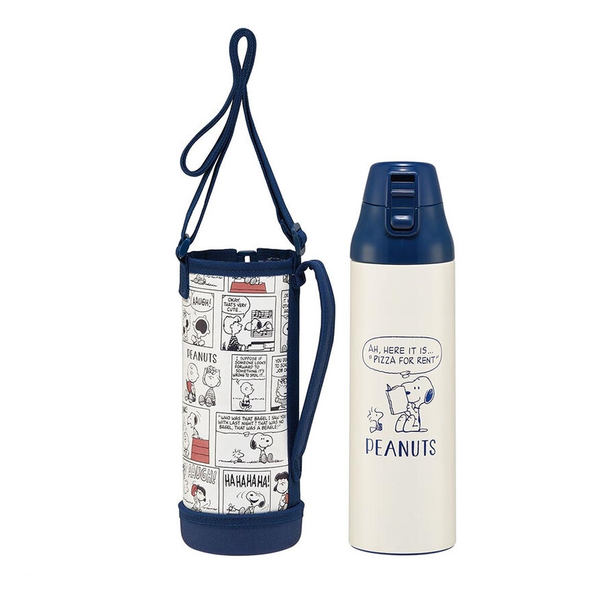 日本品牌 Skater Snoopy 990ml 真空鋼膽壺 -KSDC10S