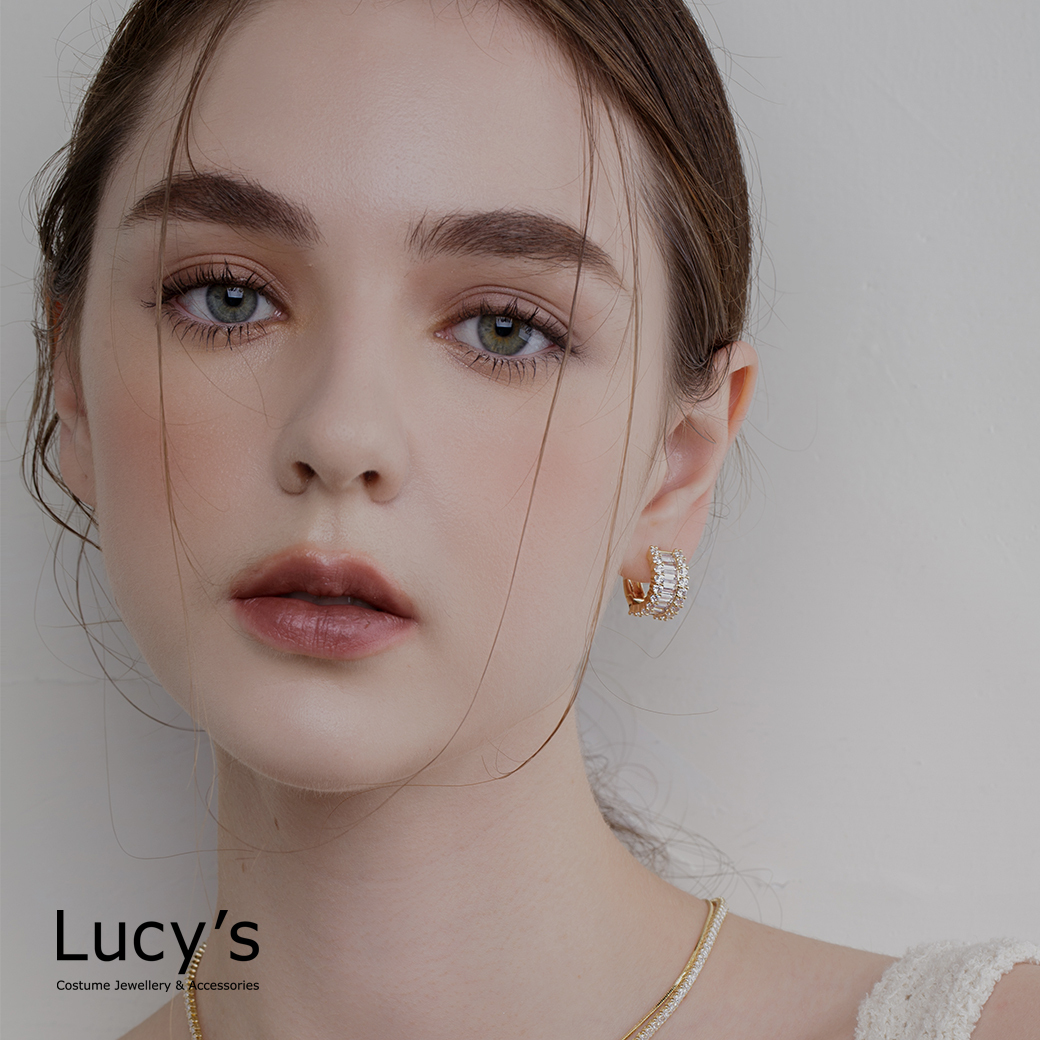 耀眼光環 易扣耳環 (二色) (119496/119497)