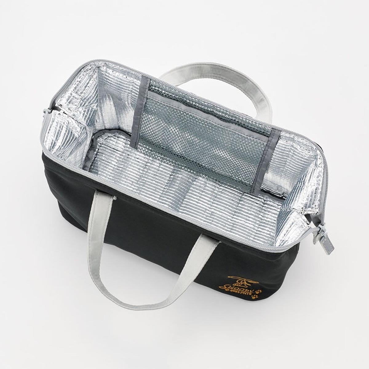 日本品牌 Skater Snoopy H17x24.2x12cm 保溫扣式午餐袋 -KGA2