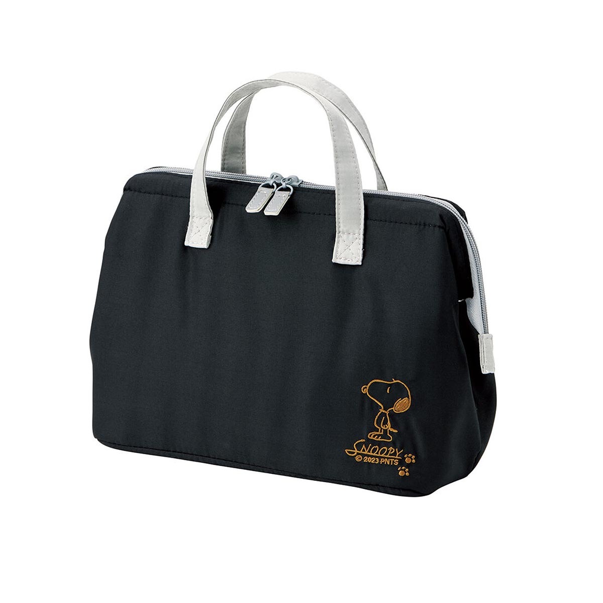 日本品牌 Skater Snoopy H17x24.2x12cm 保溫扣式午餐袋 -KGA2