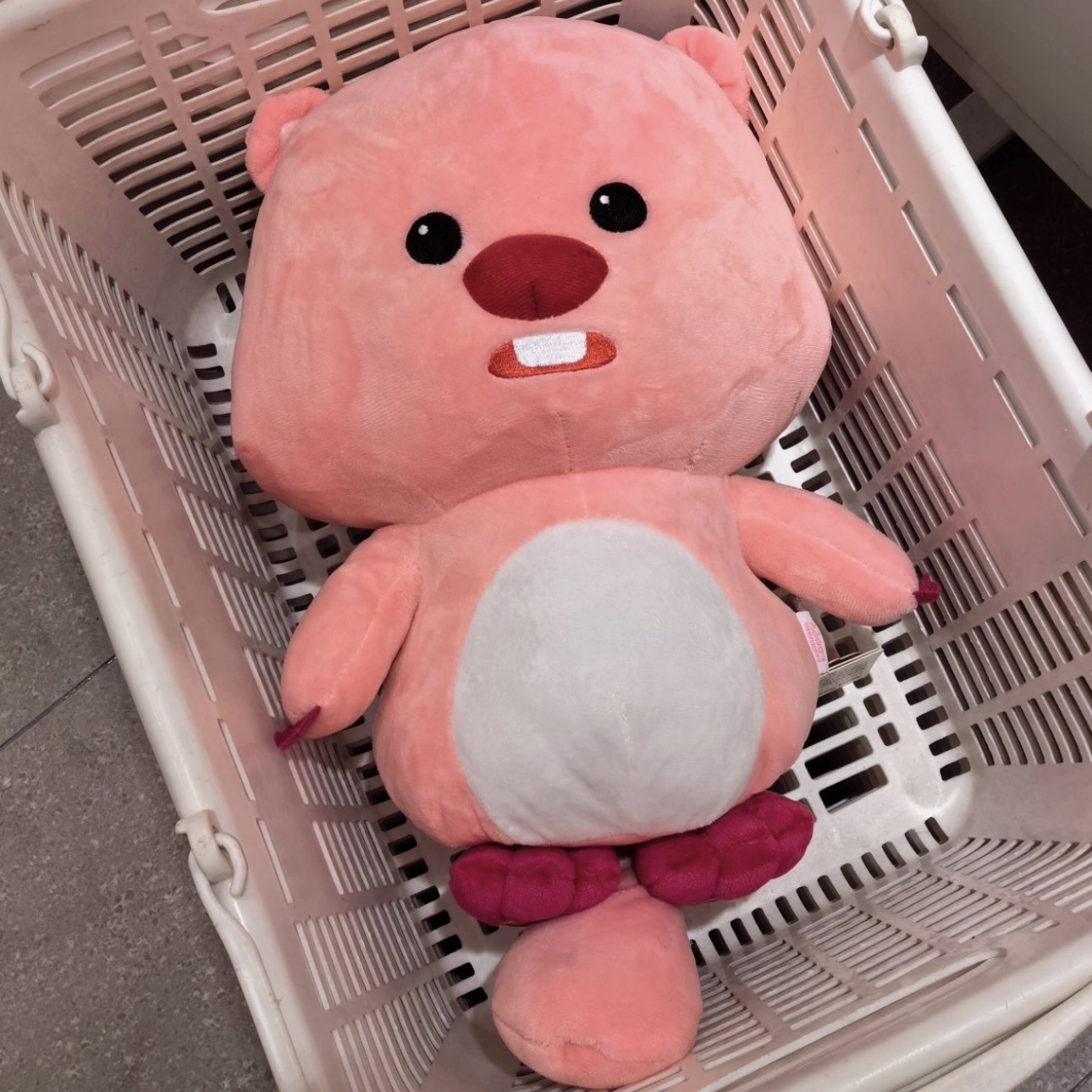 LOOPY 小海狸 12寸 30CM高 玩偶 毛絨公仔