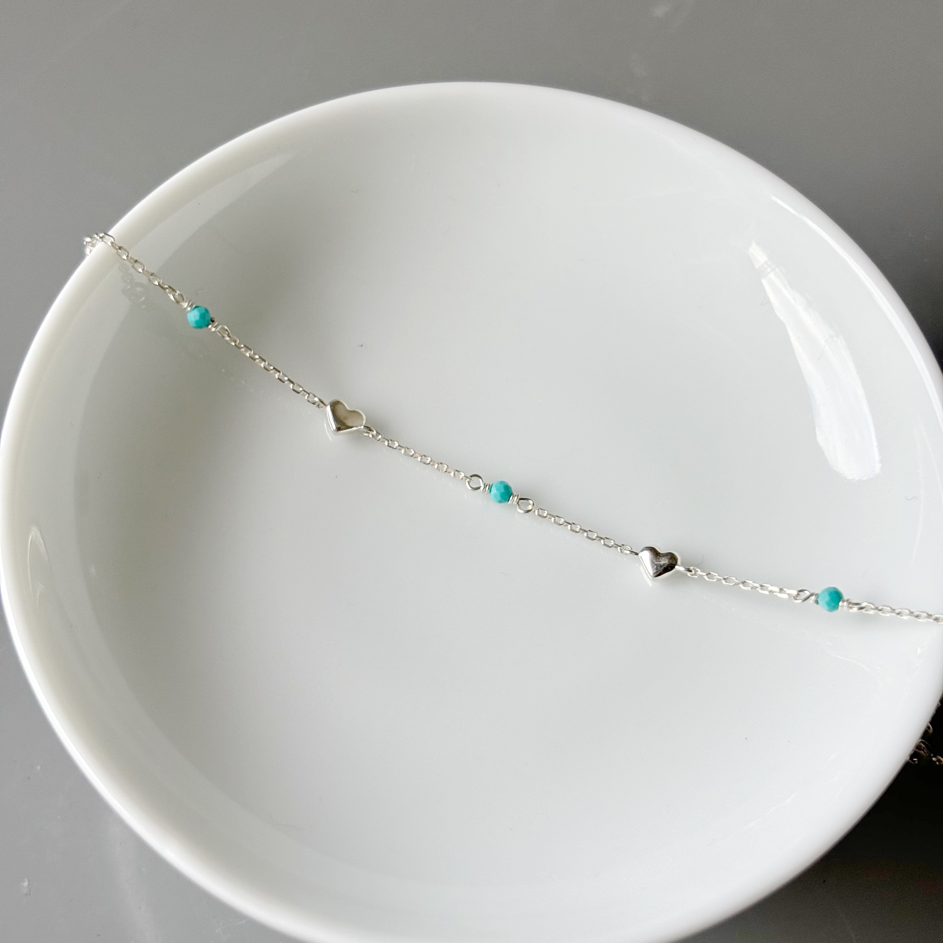 土耳其石heart手鏈