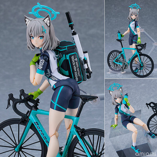 預訂9月  Max Factory 644-DX figma 砂狼白子（單車）DX版 蔚藍檔案 Blue Archive figma Blue Archive Sunaookami Shiroko (Cycling) DX Edition Pre-order