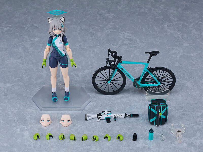 預訂9月  Max Factory 644-DX figma 砂狼白子（單車）DX版 蔚藍檔案 Blue Archive figma Blue Archive Sunaookami Shiroko (Cycling) DX Edition Pre-order