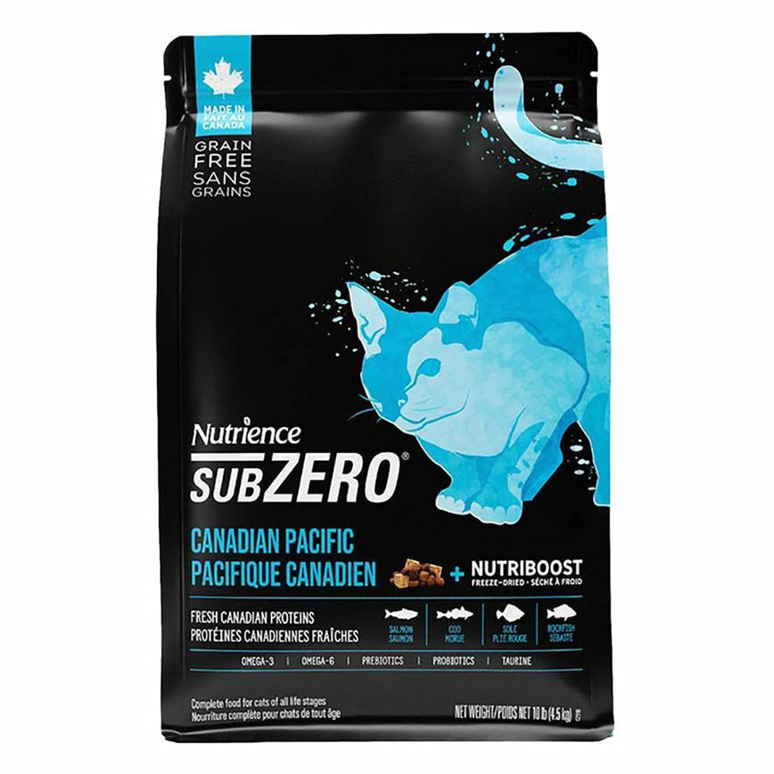 Nutrience SUBZERO Canadian Pacific Cat Formula 4.5kg (10lbs)