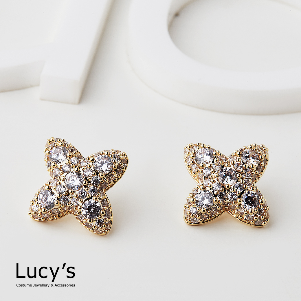 閃亮星芒 耳環 (二色) (119490/119491)