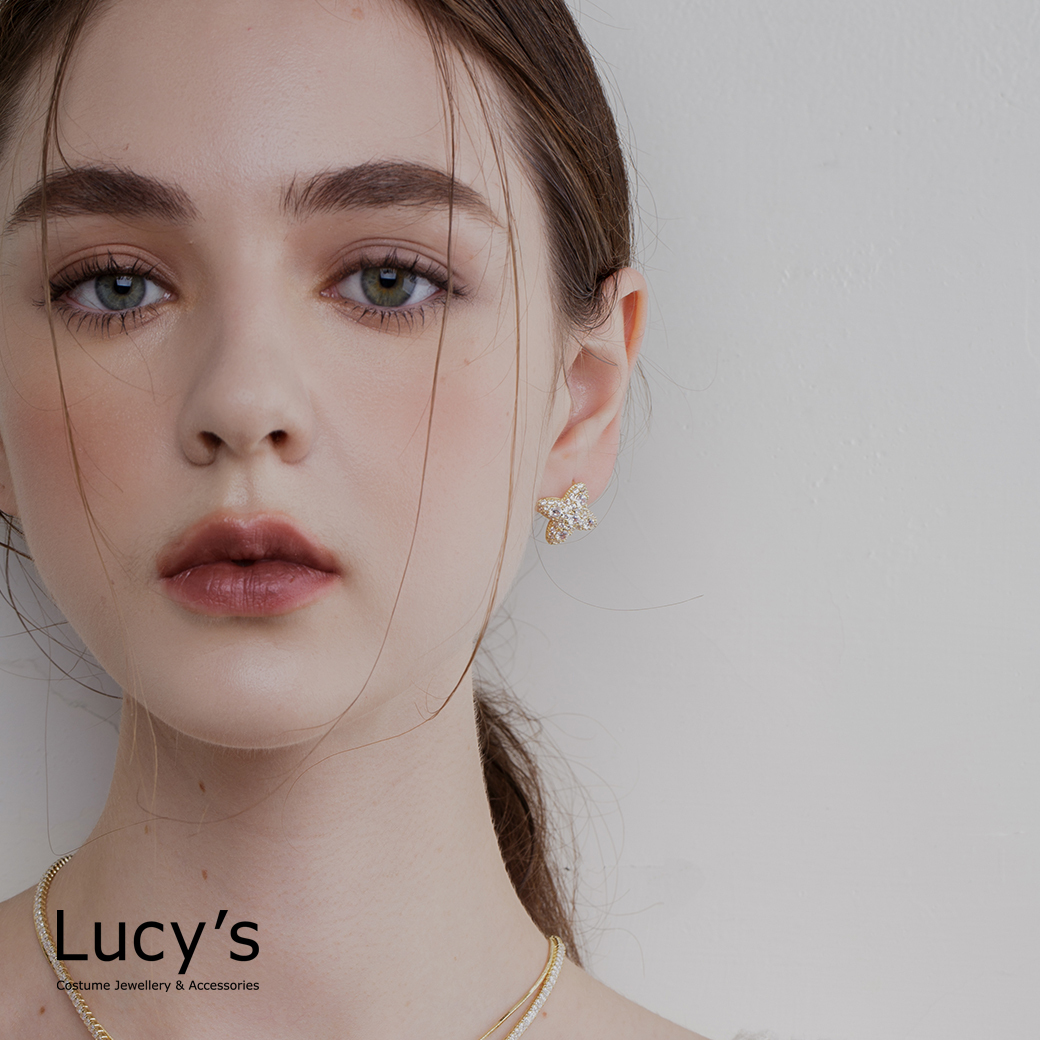 閃亮星芒 耳環 (二色) (119490/119491)