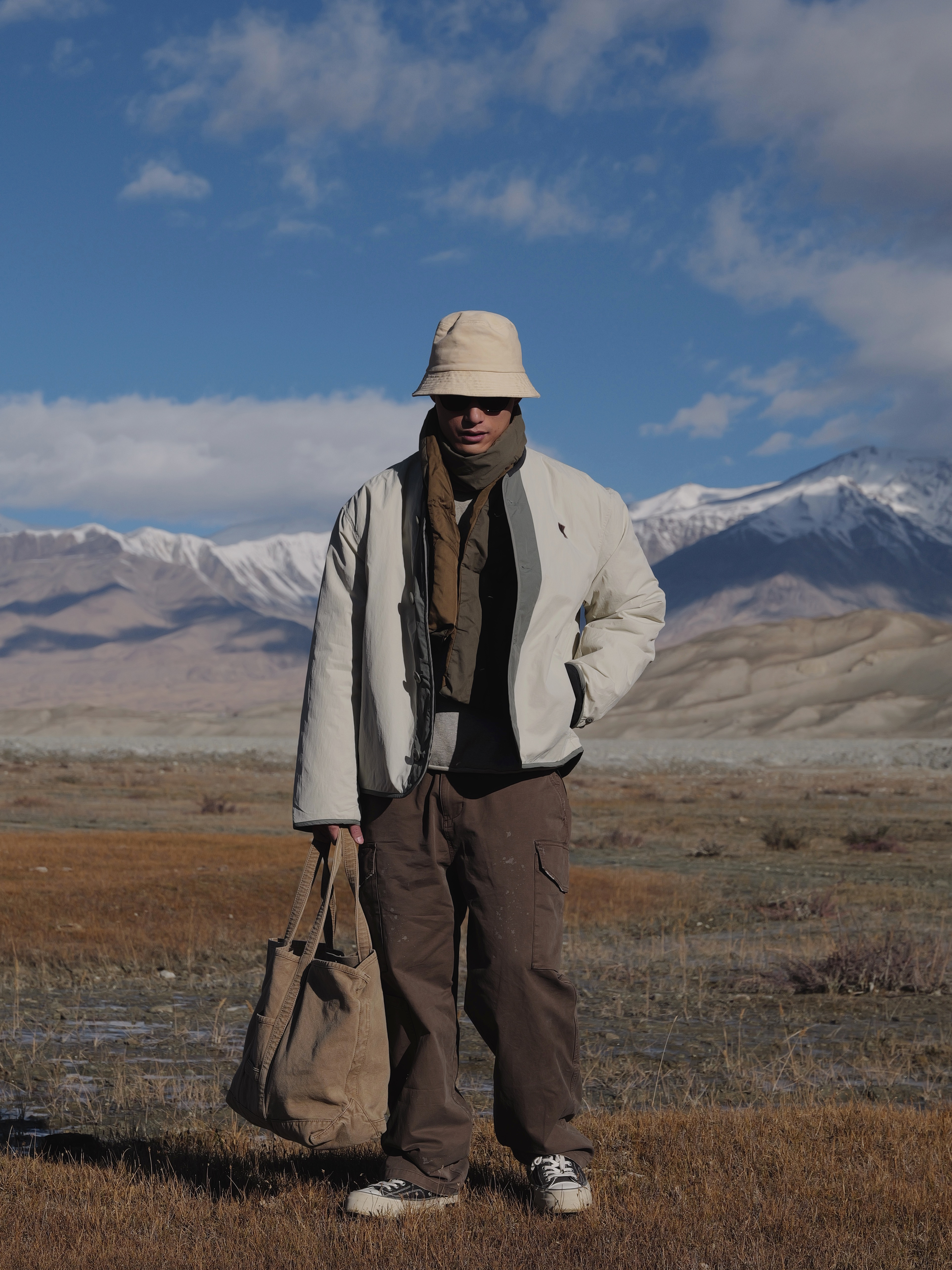 #預購 UNBENT 24AW 進口再生尼龍 雙面穿 拚色 刺繡 防水 棉衣夾克 3色