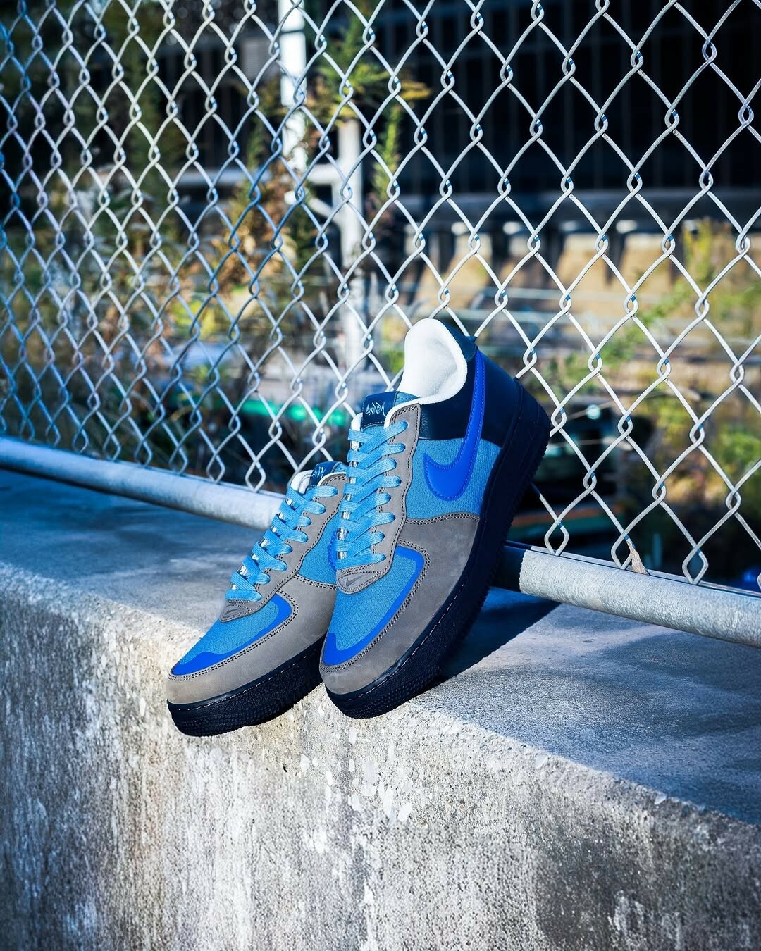 【Focus Store】預購 Stash x Nike Air Force 1 Low SP "Soft Grey and Harbor Blue" 黑藍 HF5516-001