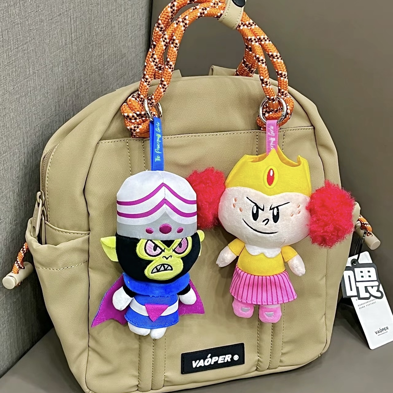 飛天小女警 反派角色 魔人啾啾 錢多多公主 毛絨吊飾 鑰匙圈 /預購