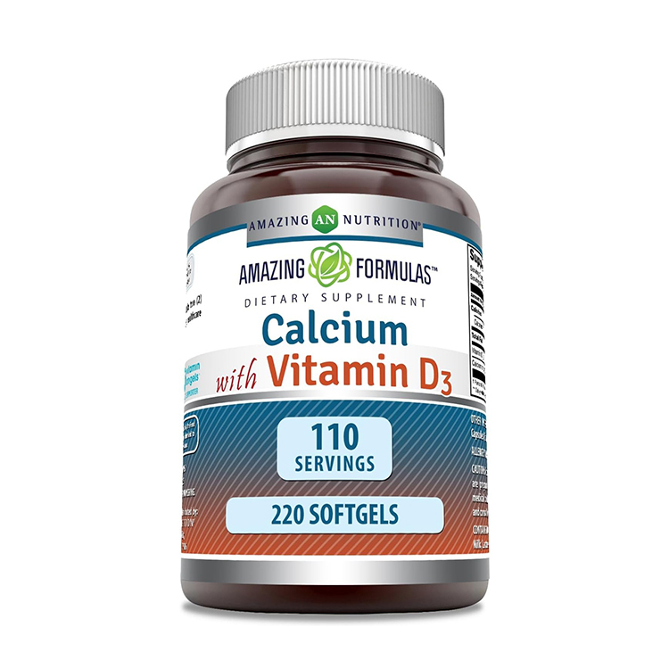 Amazing Formulas Calcium with Vitamin D3 ,220 Softgels
