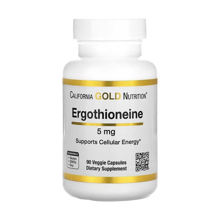 California Gold Nutrition Ergothioneine, 5 mg, 90 Veggie Capsules