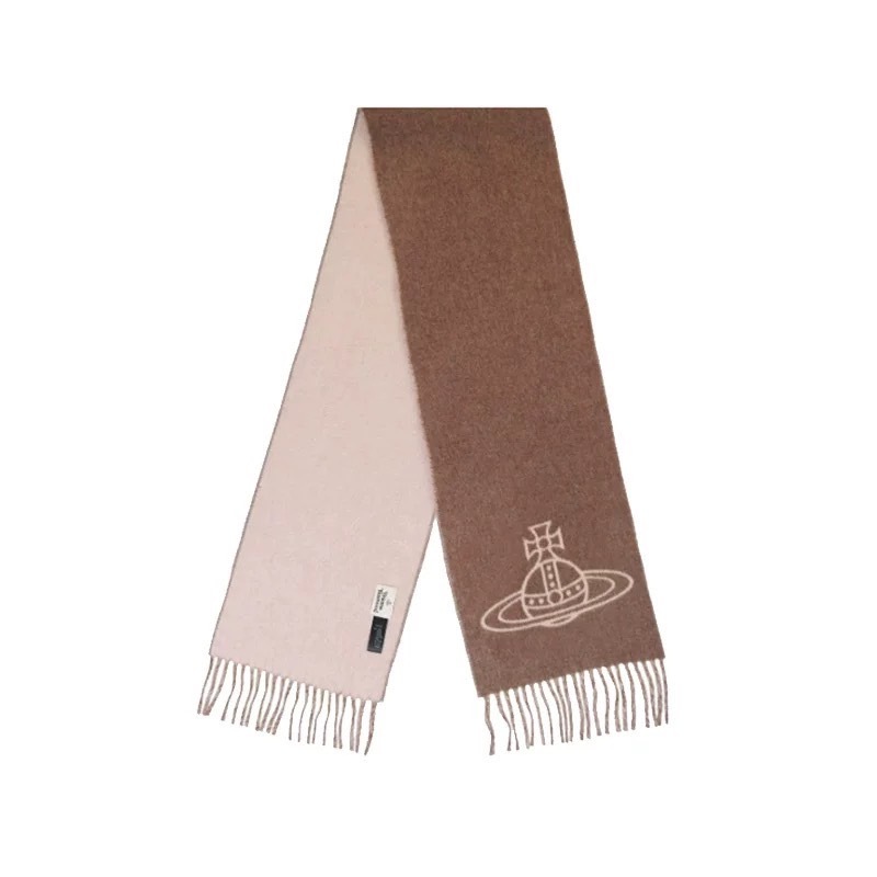 VIVIENNE WESTWOOD 西太后 女款圍巾 駝色（81030006W0023C405）